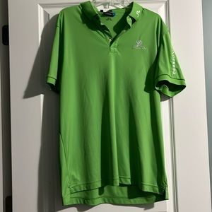 J.LINDEBERG Golf (Wynn Course) Performance Polyester Polo Green size XXL